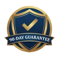 90-Day Money-Back Guarantee badge